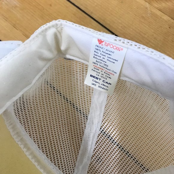 Canadian Crude Separators CCS Trucker Cap Vintage White Mesh Back Hat - Picture 8 of 8